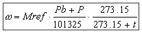 Density, flow, pressure, temperature