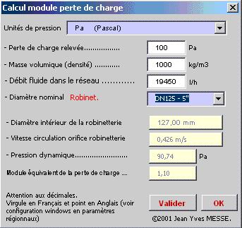 Pression dynamique, densité, eau, masse, débit, pression