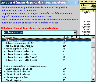 calculs, pression, dynamique, hydraulique, réseau, réseaux, module, perte, charge