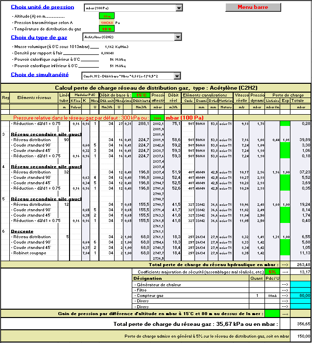 pneumatique, réseau, réseaux, canalisation, canalisations, tube, tubes, distribution, débit, air, comprimé, GPL, acéthylène