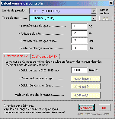 vanne gaz, vannes, Kv, Kvs, Kvo, taux, fuite, autorité, calcul, calculs, dimensionnement