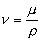 Kinematic viscosity, water