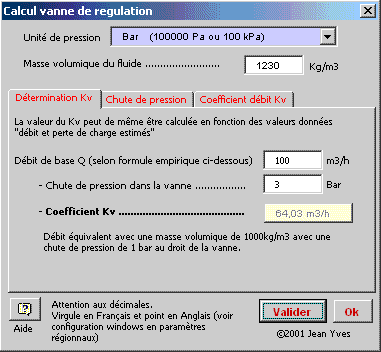 régulation, température, débit, fluide, fluides, vanne, vannes, Kv, Kvs, Kvo